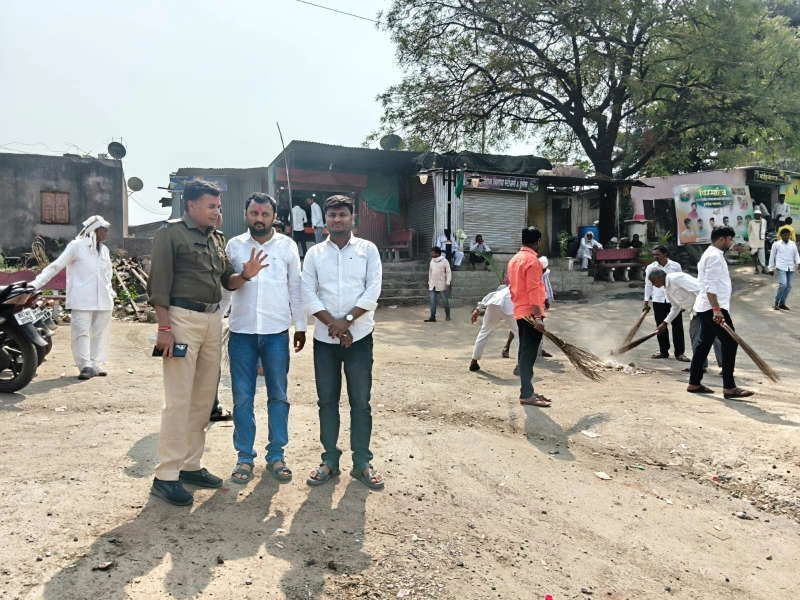 संत गाडगेबाबा ग्राम स्वच्छता अभियान अंतर्गत स्वच्छता मोहीम